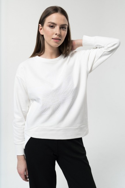 Moteriškas lininis džemperis